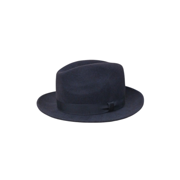 New York Hat Co. Vintage Dark Brown Wool Fedora Hat Size Large main image 5